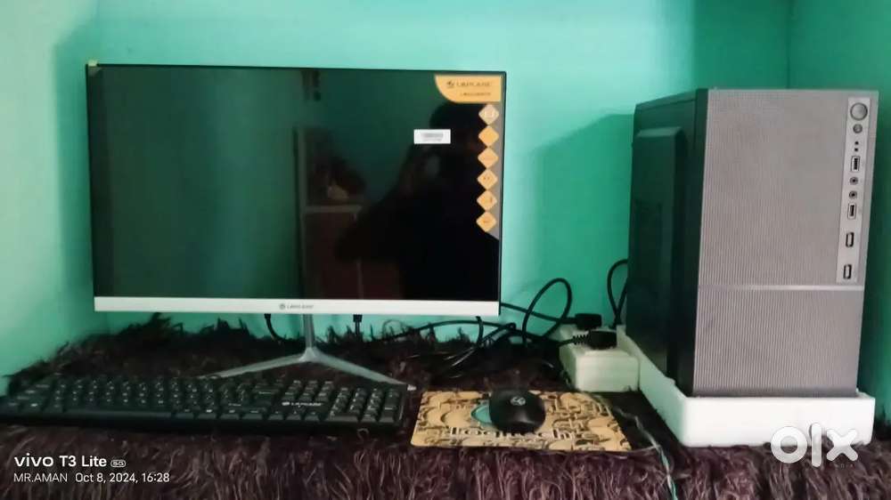 Computer + cpu +wireless keyboard mouse and good condition sabhipar