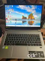 Acer laptop with NVIDIA graphic card, 500gb storage with fingerprint