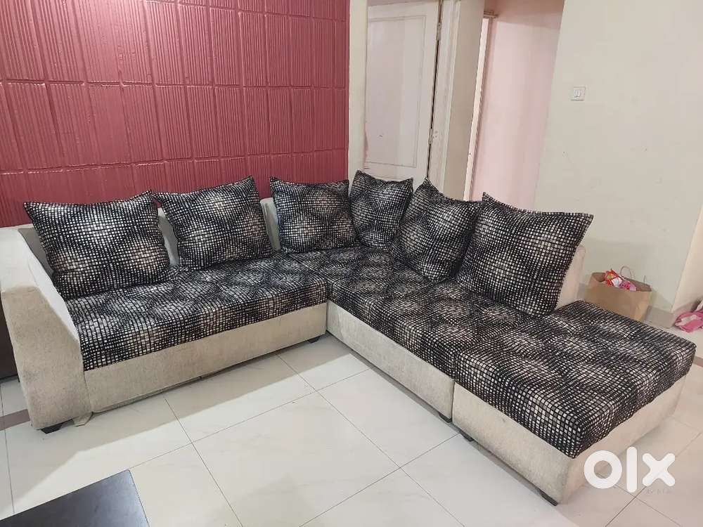 6-Seater L-Shape Sofa for Sale – ₹10,000 Only!
