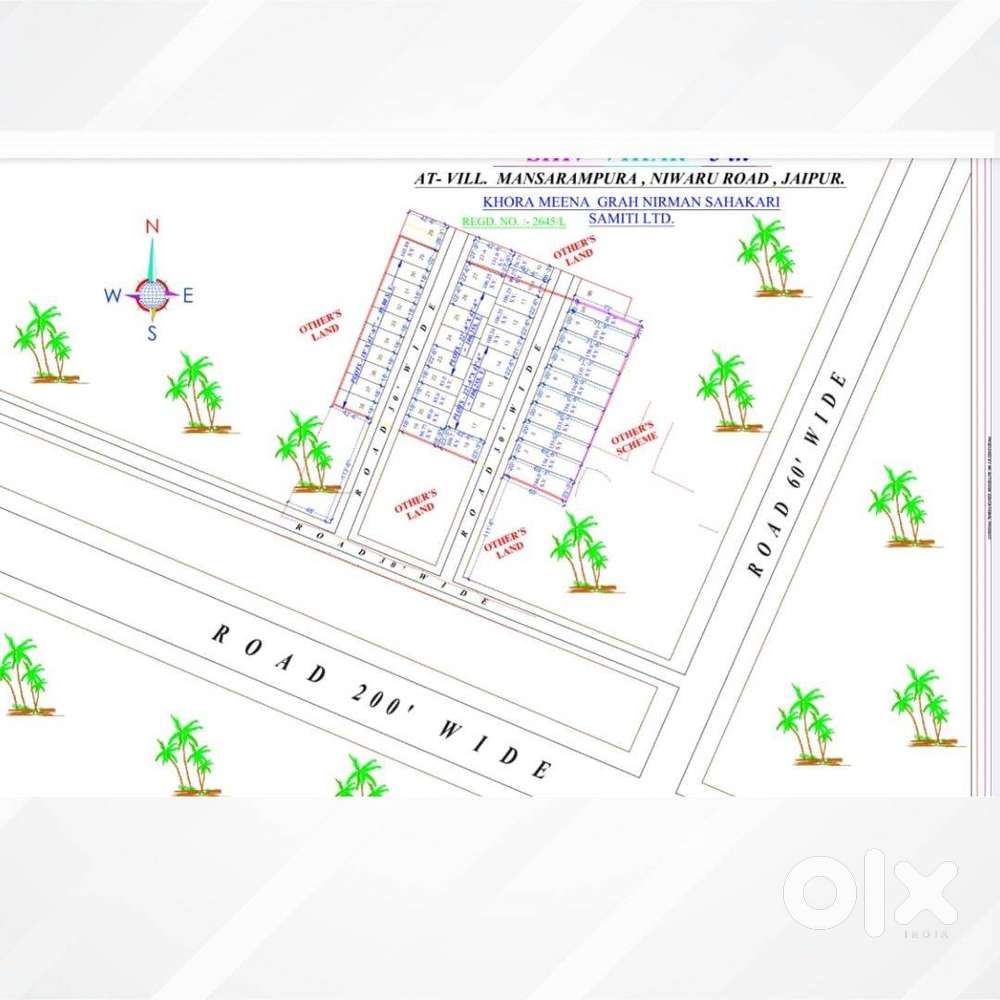 JDA Approved Niwaru Road Plot  sell