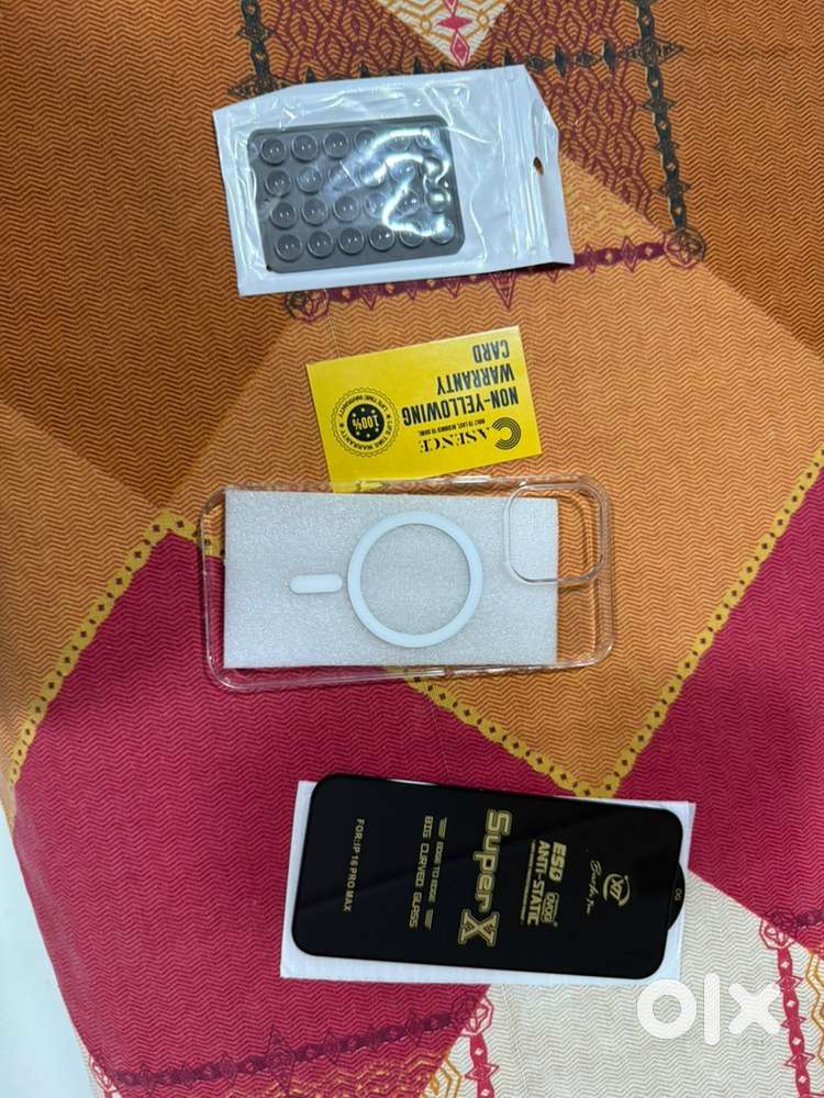 Casence Anti Yellow Magsafe Transparent Clear Case- Iphone 16 Pro Max