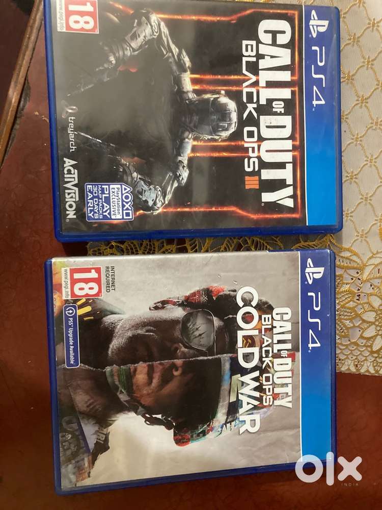 Ps4 call of duty cold war & Call of duty black ops 3