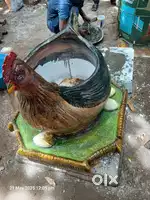 Hen plant pot