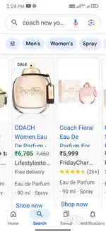 Coach new york Eau de. Parfum.