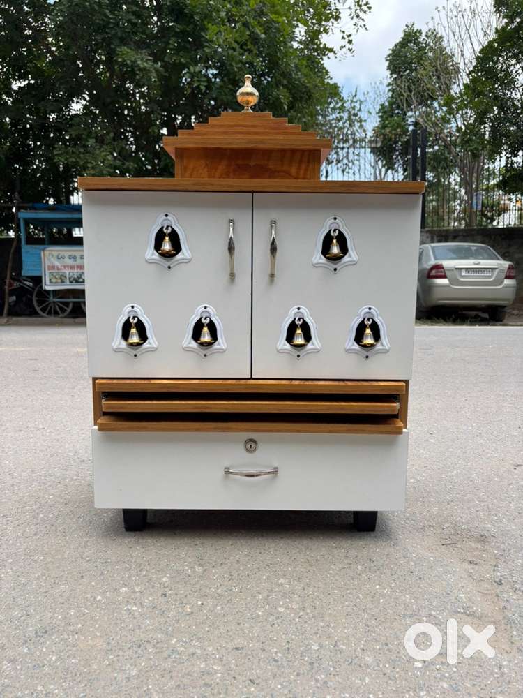 Brand new wooden mandir