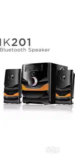IK201 40W blootooth/ Laptop Desktop Speaker (Black,2.1 Channel)