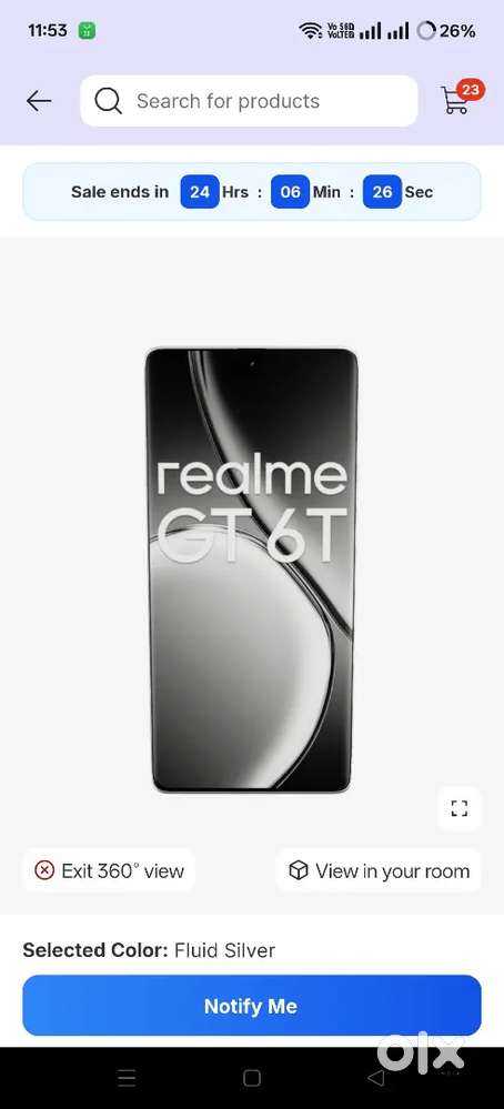 Realme gt 6t only 7 month old