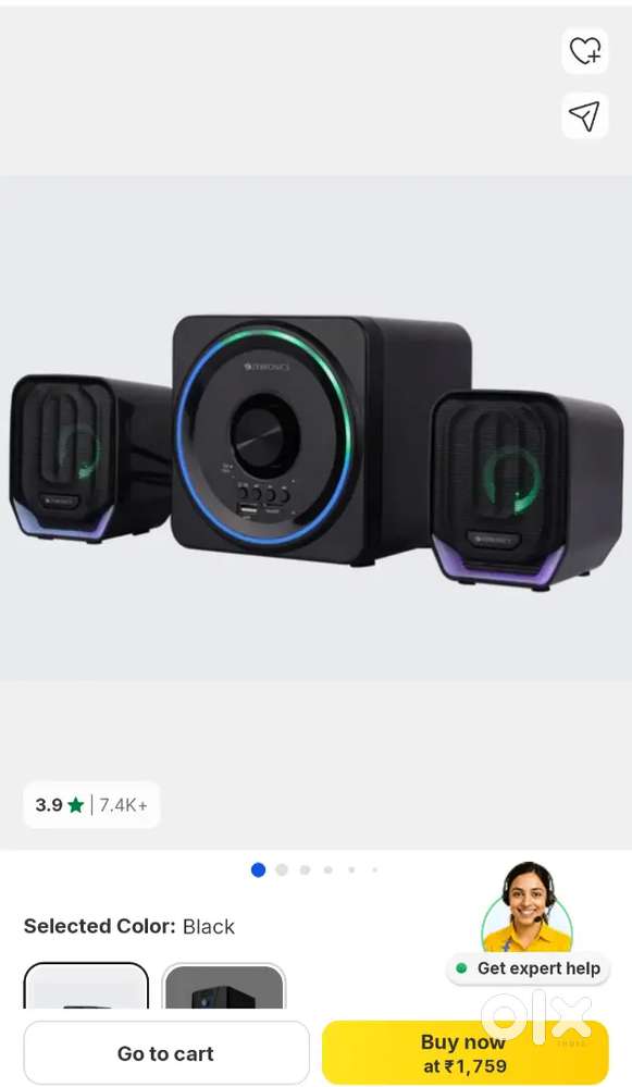 Want to sell Newly 1 days used Bluetooth speaker