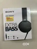 Brand New Sony MDR XB550AP stereo headphones