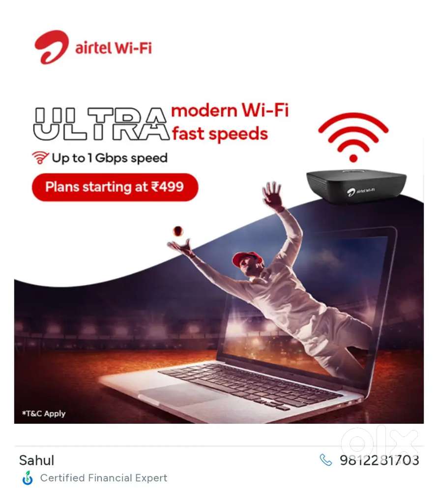 Wifi लगे airtel wifi