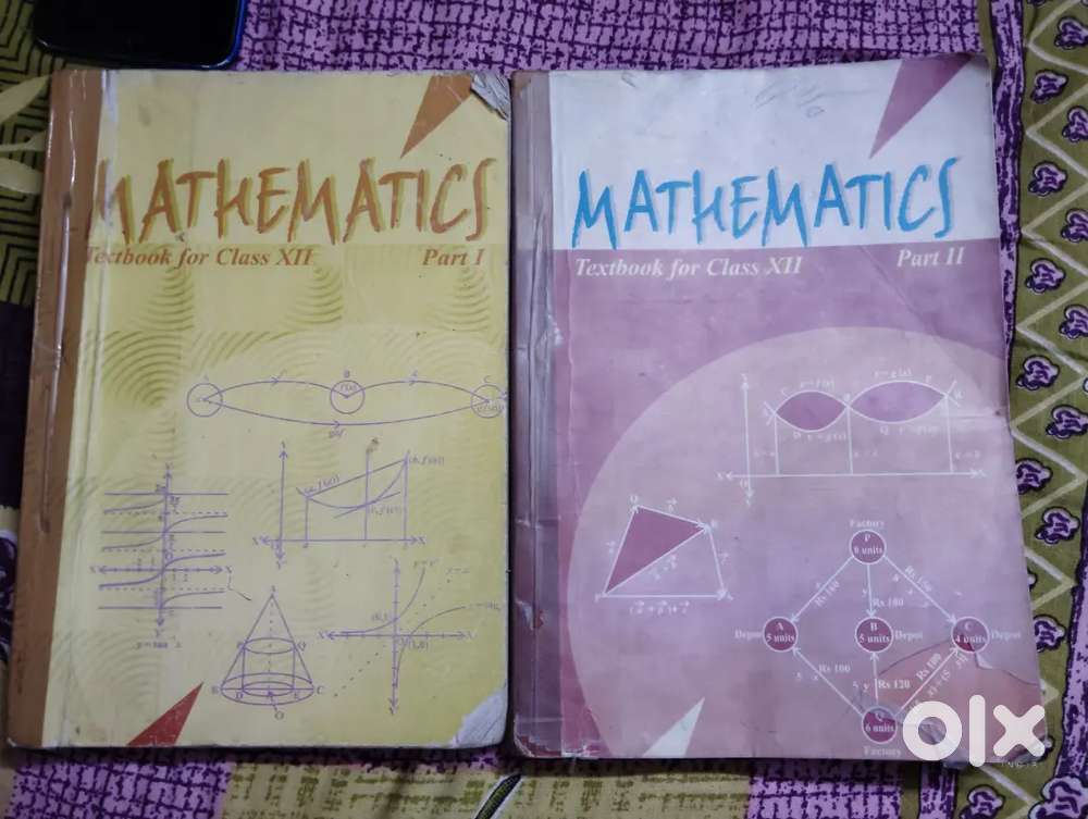 Class 12 maths book Part 1 and 2