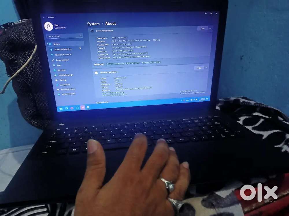 Lenovo laptop window 11 Ram 8GB