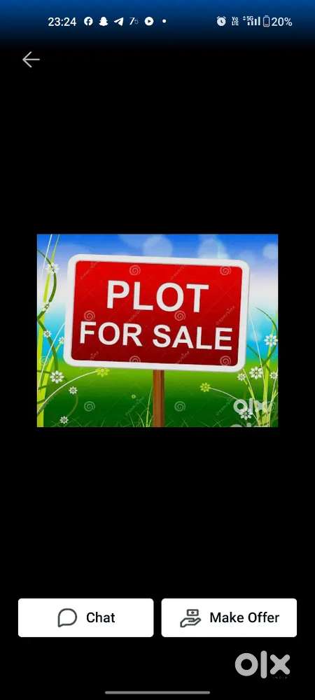 440 gaj Plot for sale sarsol tata motors back side