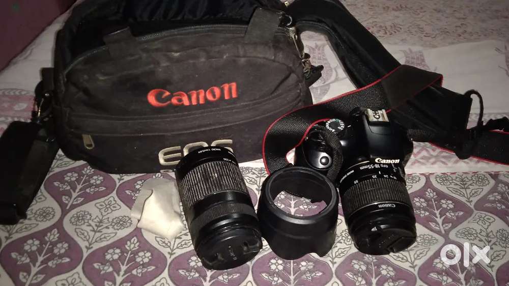 बिल्कुल नए Canon 1100D DSLR कैमरे के साथ 18-55mm लेंस or 55-250 lans
