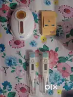 Door bell and thermometer