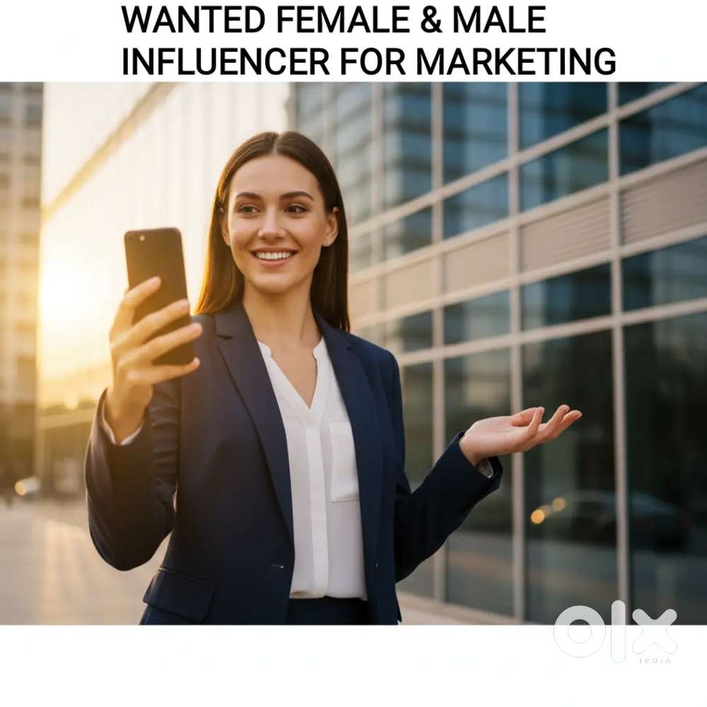 Wanted female and male influencer for Instagram page,