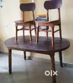 Teak wood dining table