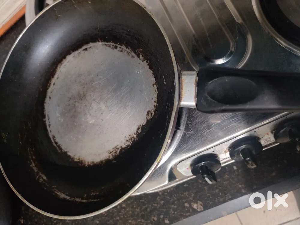 Non stick kadhai and pan for induction and gas stove