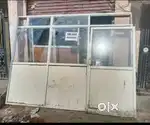 Aluminium glass sliding door or partition sale neat &clean