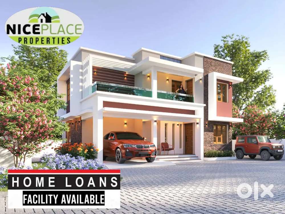 4.5 Cent's land 1600 sqft 3 bhk brand new nearing completion house