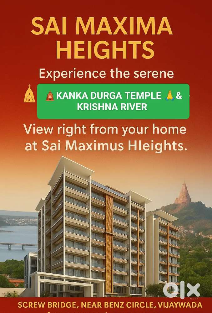 G+9 High Rise, Gated community, River view
