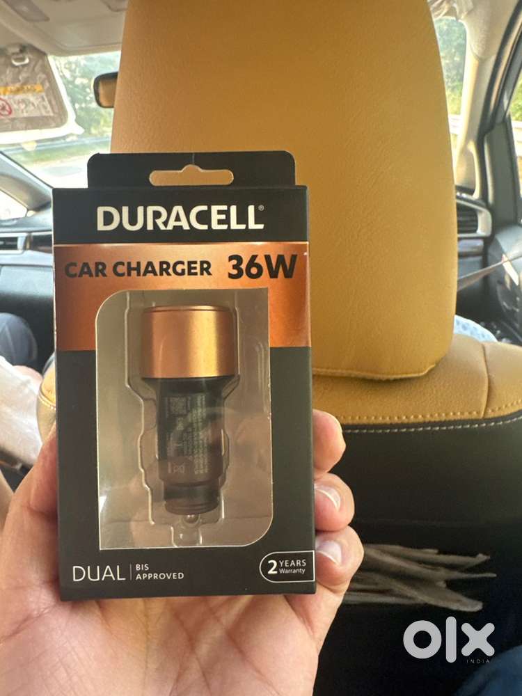 DURACELL CAR CHARGER A Type 36W 2 Years Wareanty