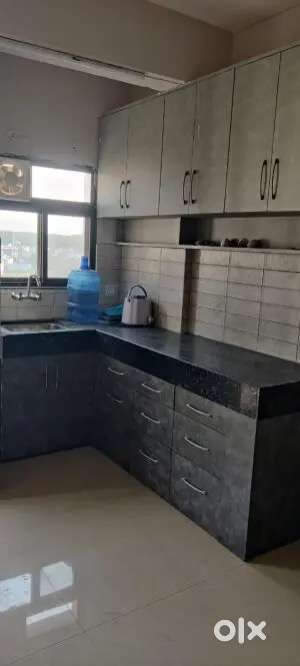 1bhk semifinished flat available for rent