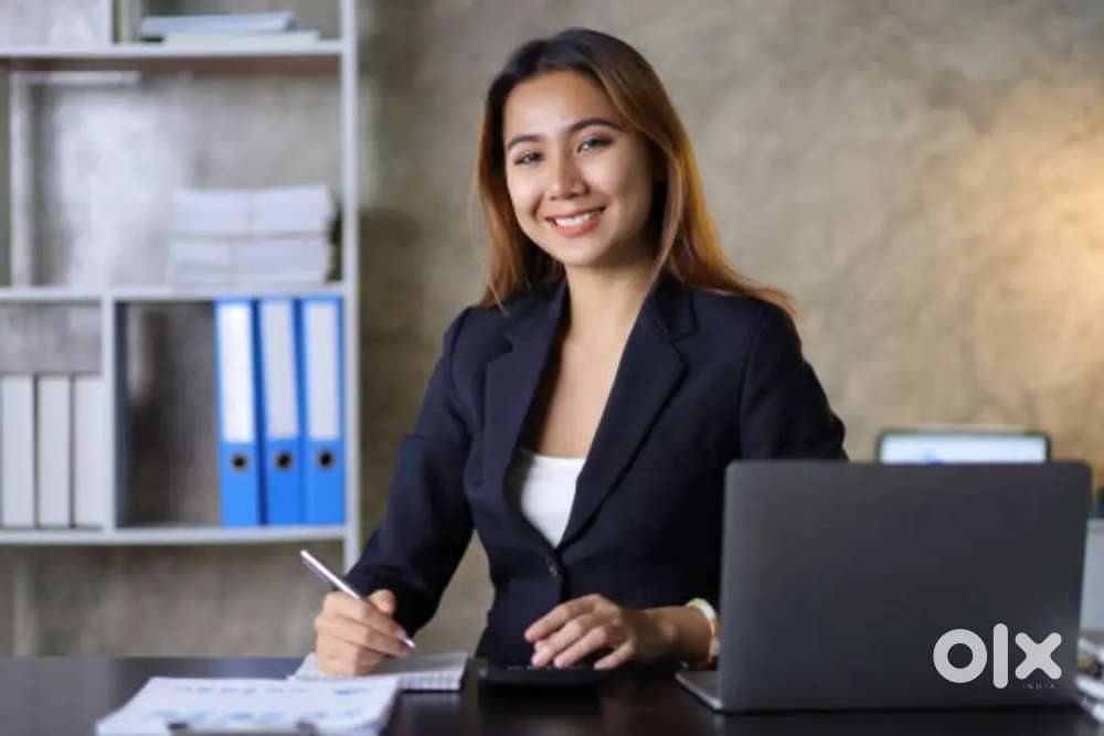 Female person secretary