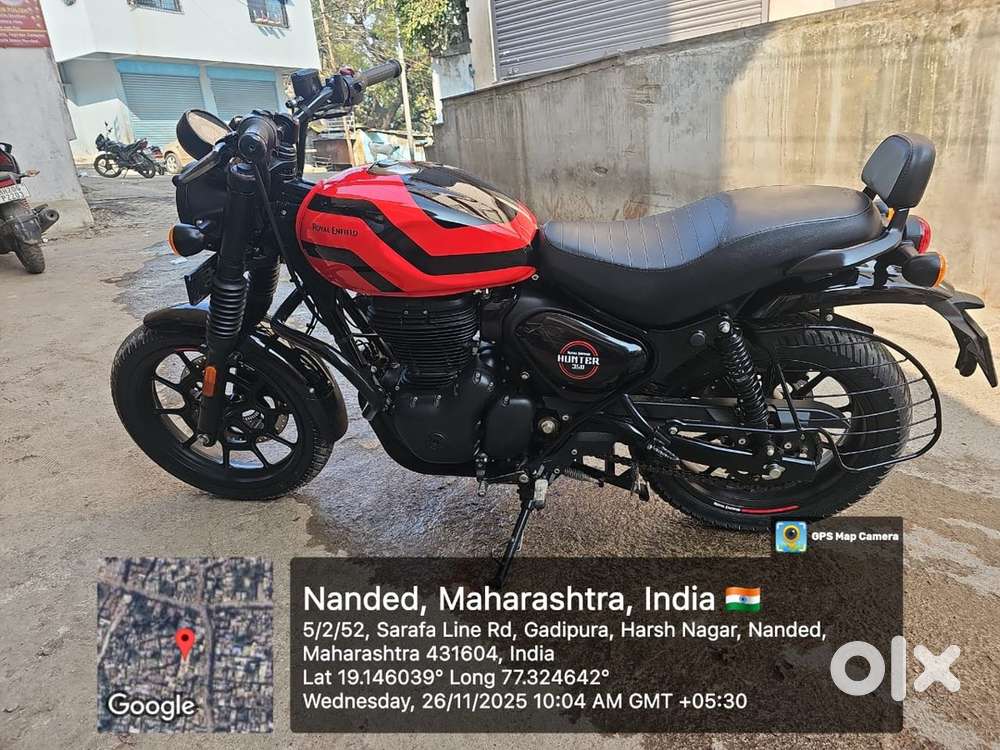 I want to sell my Royal Enfield Hunter 350 London Red .