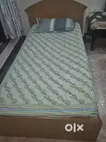 Single bed with mattress