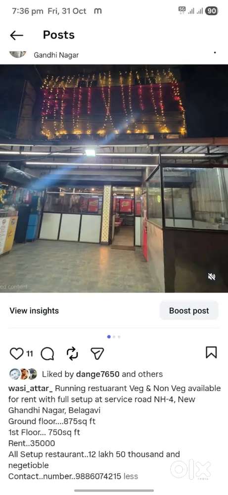 Resturant with full setup