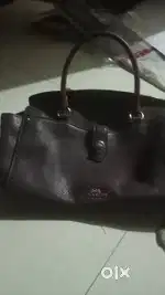 Leather American coach bag for sale