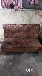 Sofa Red Colour Average condition need some repairs Selling low price