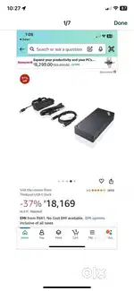 Lenovo  Thinkpad USB-C Dock