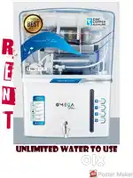 Water purifier machine available on Rent