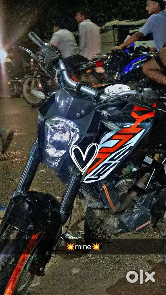KTM Duke 125 Up ragister