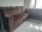 L Shape sofa cum Bed for sale in Mira Road.
