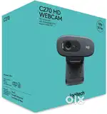 Logitech C270 HD Webcam, HD 720p/30fps, Widescreen ...