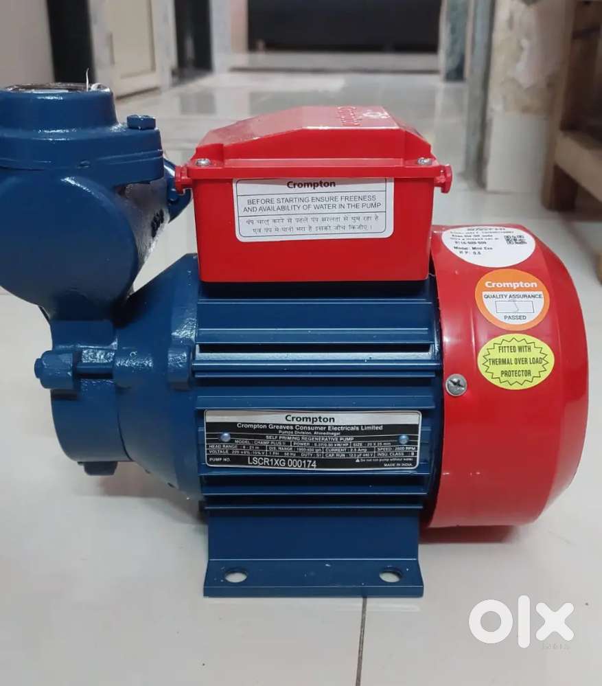 Crompton Brand new 1hp motor, not used