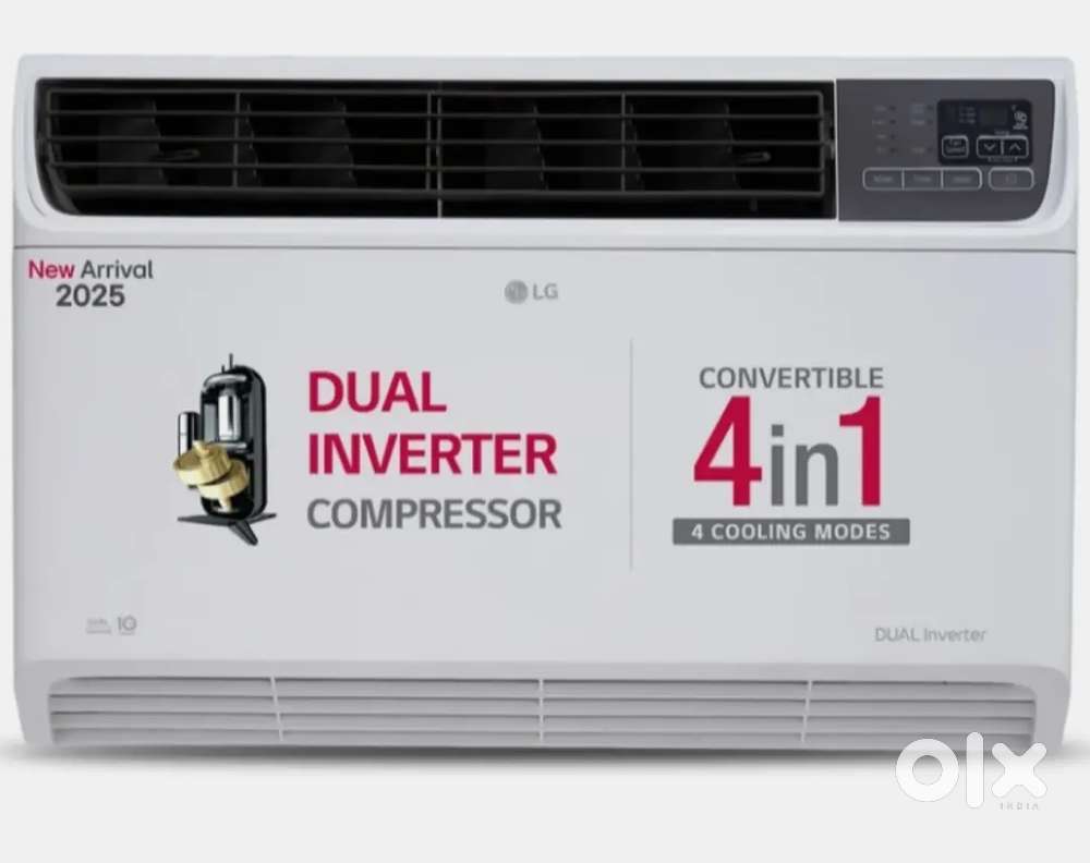 5 months old LG  2025 1.5 ton 3 star dual inverter AC
