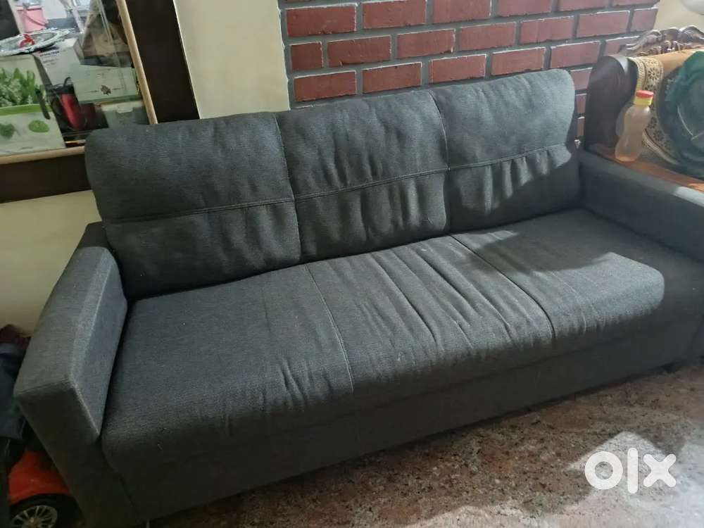 Home centre sofa, dinning table 4 chair and 49 inch tv