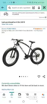 Fat Mountain Bike 21 Speed