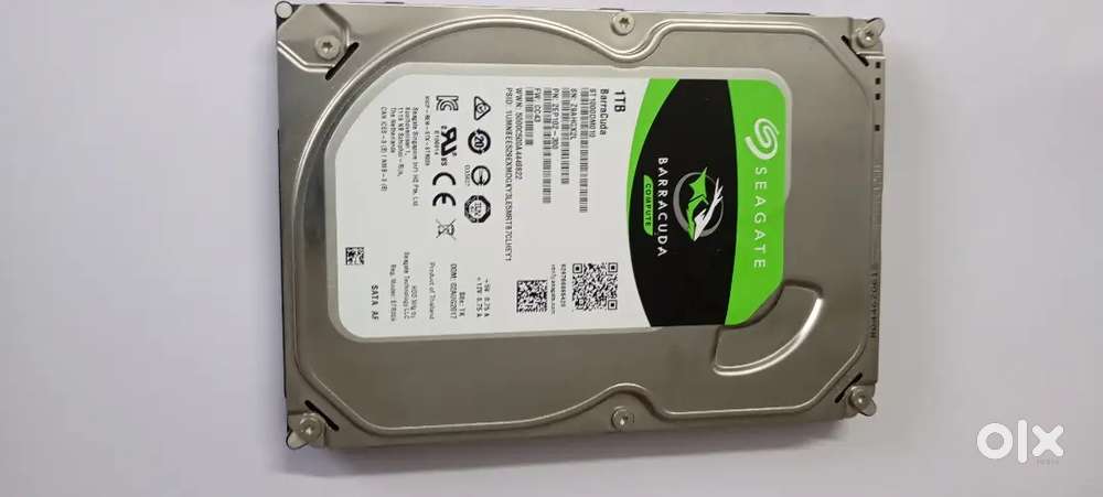 Barracuda 1tb 3.5 pc Hard disk best condition, no scratches