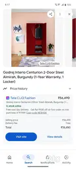 Godrej almirah sale