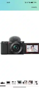 Sony zve 10 brand new condition no scratches mint condition