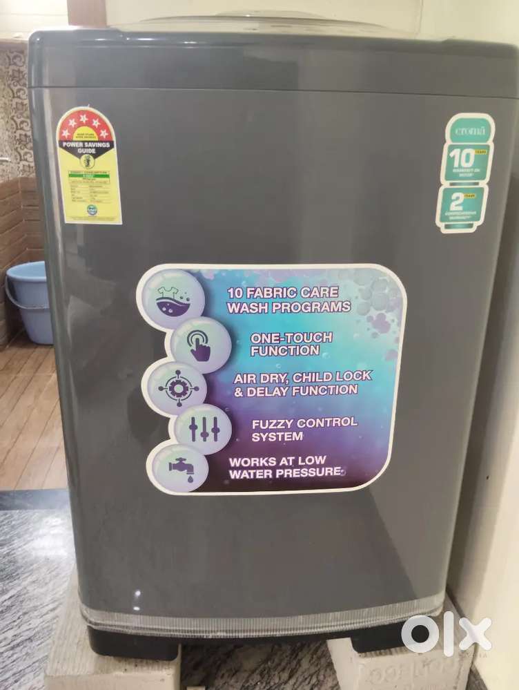 Croma 7.5 kg Fully Automatic Top-Load Washing Machine