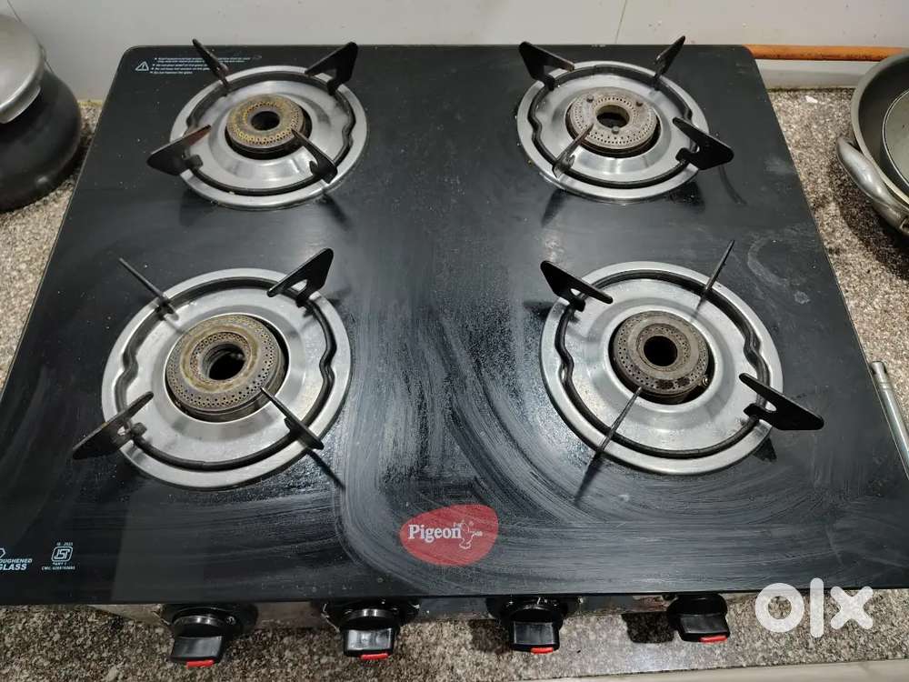 Pegion gas stove 4 burner