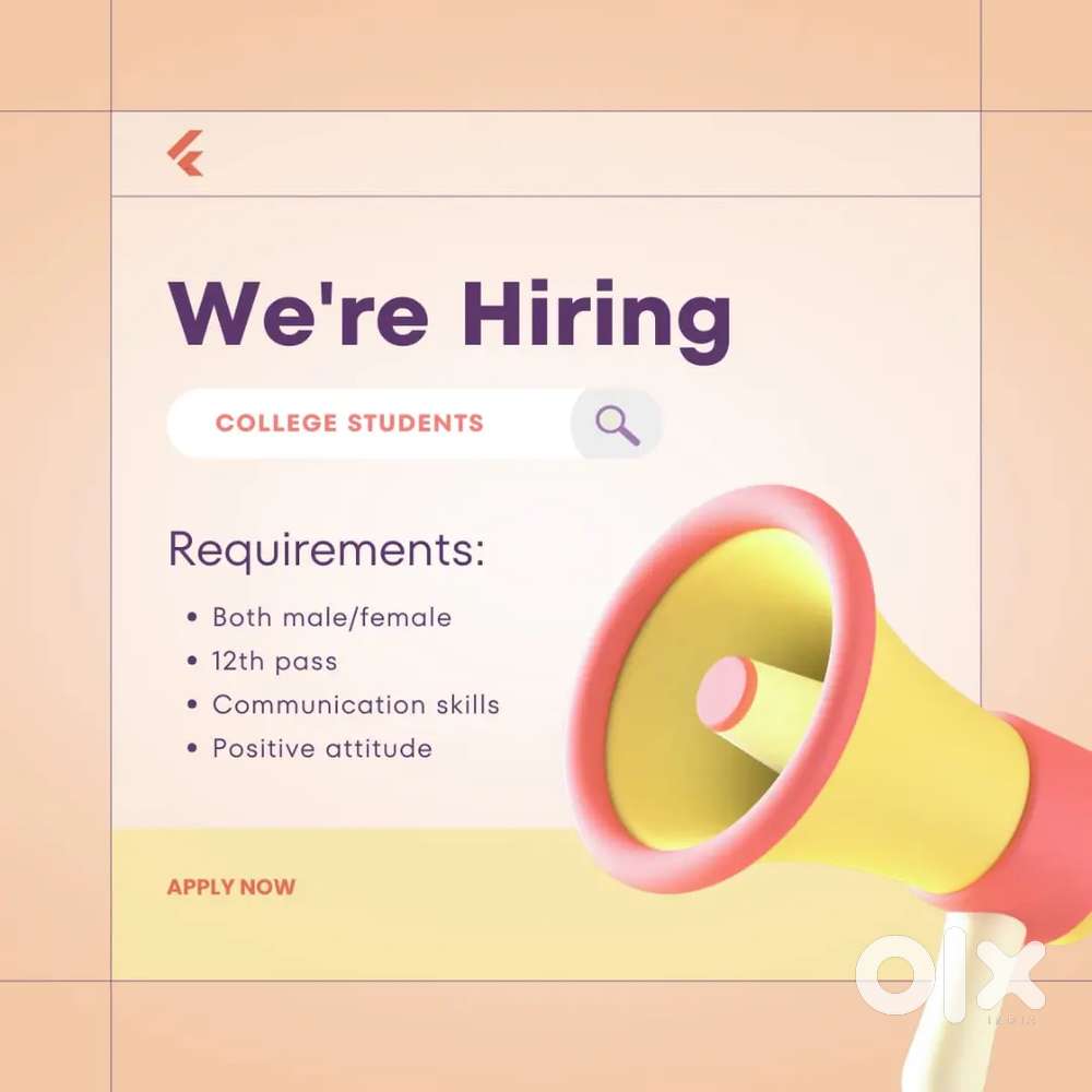 We are hiring.  Your free time = Your earning time