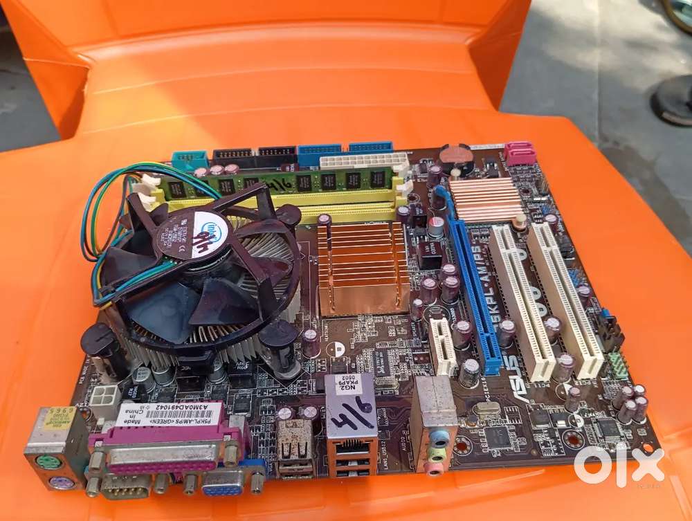 Motherboard pc and speakers