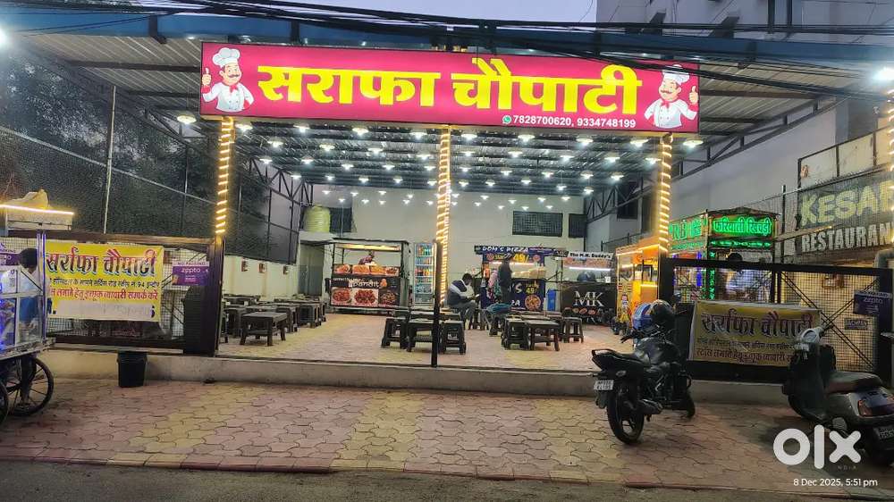 Sarafa chopati- Business place for stalls.